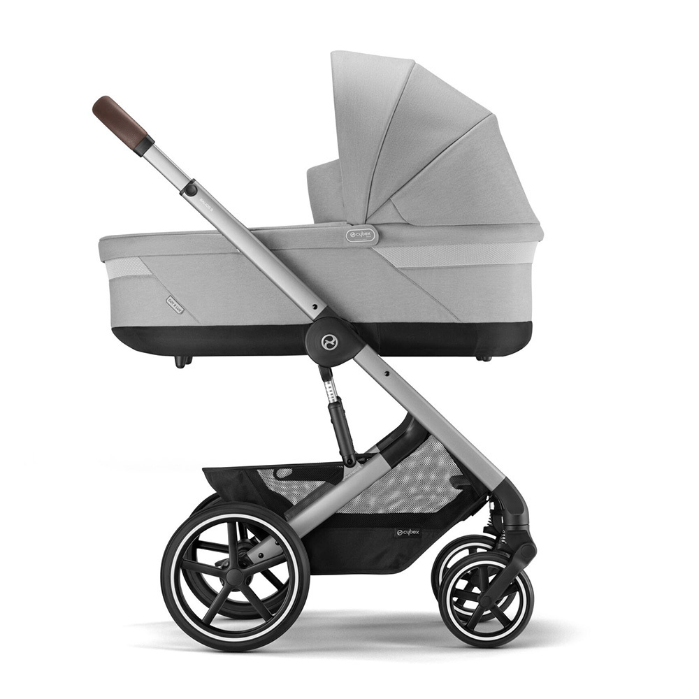 Детская коляска Cybex Balios S Lux SLV (серебряная рама) 3 в 1